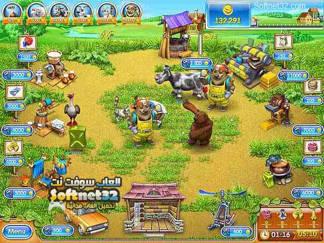 تحميل جميع اجزاء  لعبة فارم فرينزي Farm Frenzy