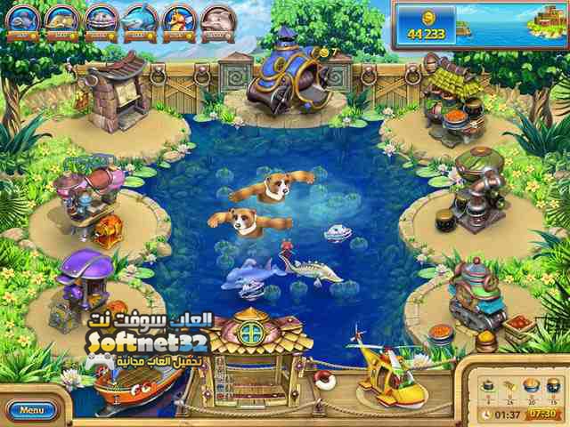 تحميل لعبة مزرعة السمك Farm Frenzy Gone Fishing 