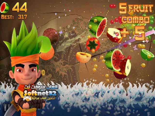 تحميل لعبة تقطيع الفواكه نينجا للكمبيوتر Fruit Ninja