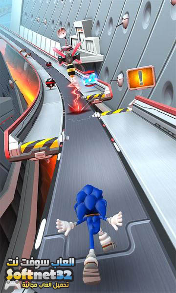 تحميل لعبة القنفذ سونيك داش سونيك بوم Sonic Dash 2