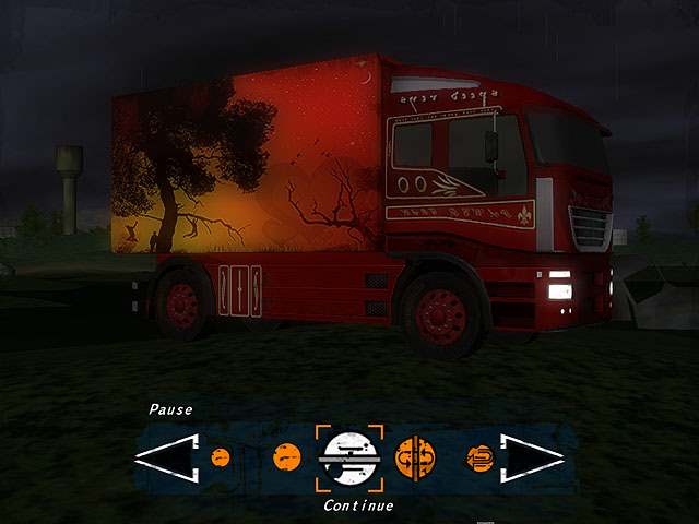 لعبة سباق الشاحنات الطويلة Night Truck Racing