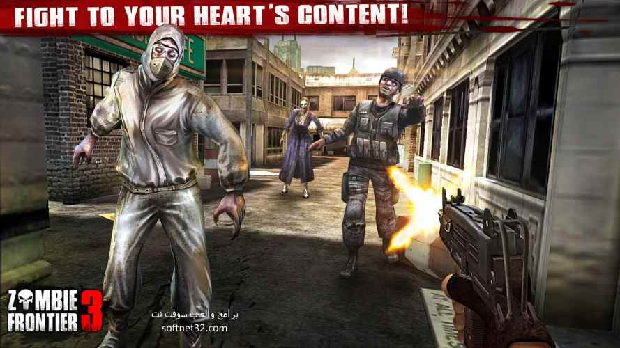 تحميل العاب الاكشن زومبي الحدود للاندرويد والايفون Zombie Frontier