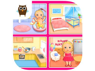 تحميل لعبة الاعتناء بالاطفال الرضع مجانا للاندرويد Baby Dream House