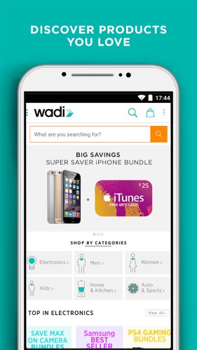 تحميل برنامج التسوق من النت بأقل الاسعار Wadi Shopping